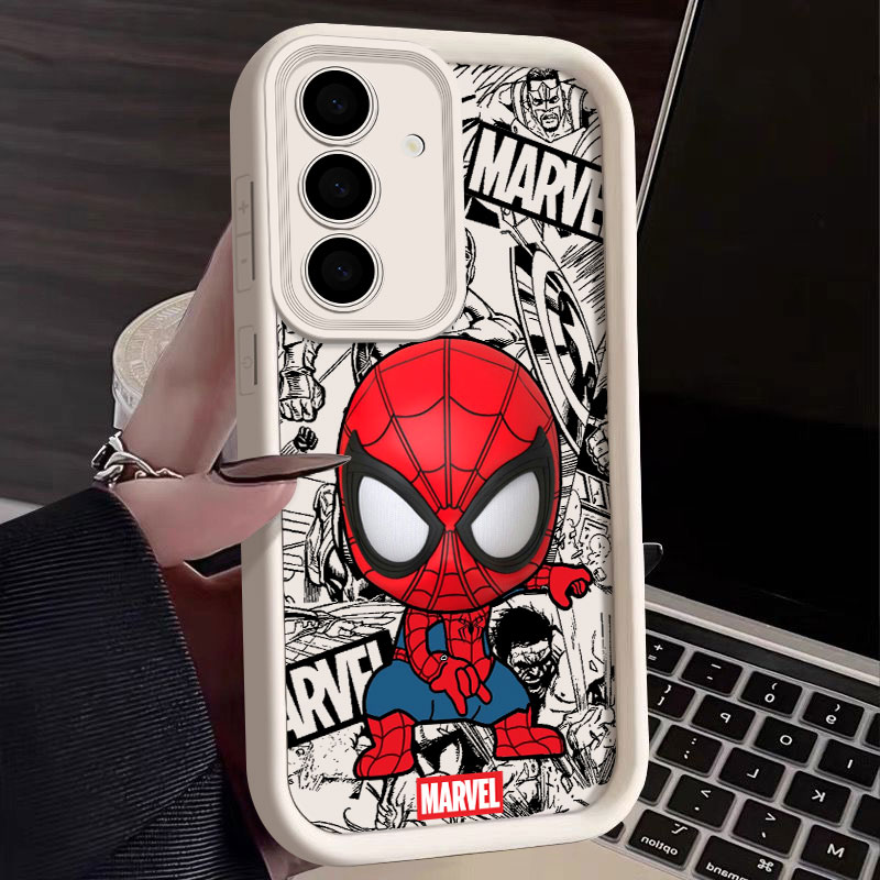 Samsung Galaxy S25 - Capas Fofas do Marvel Spiderman para
