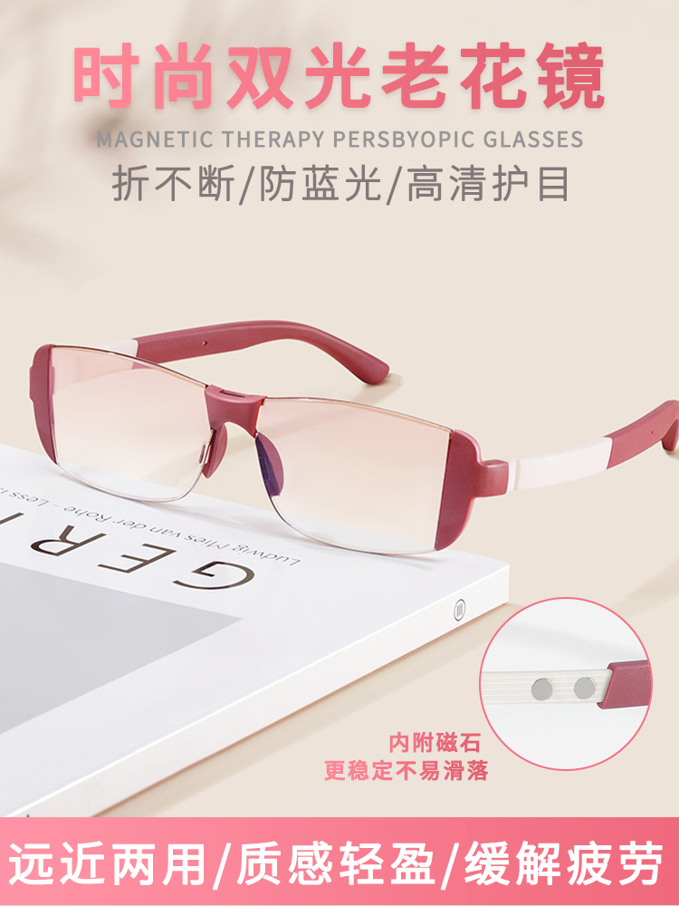 Light Therapy Glasses - Óculos de Leitura Magnéticos Sem Armação