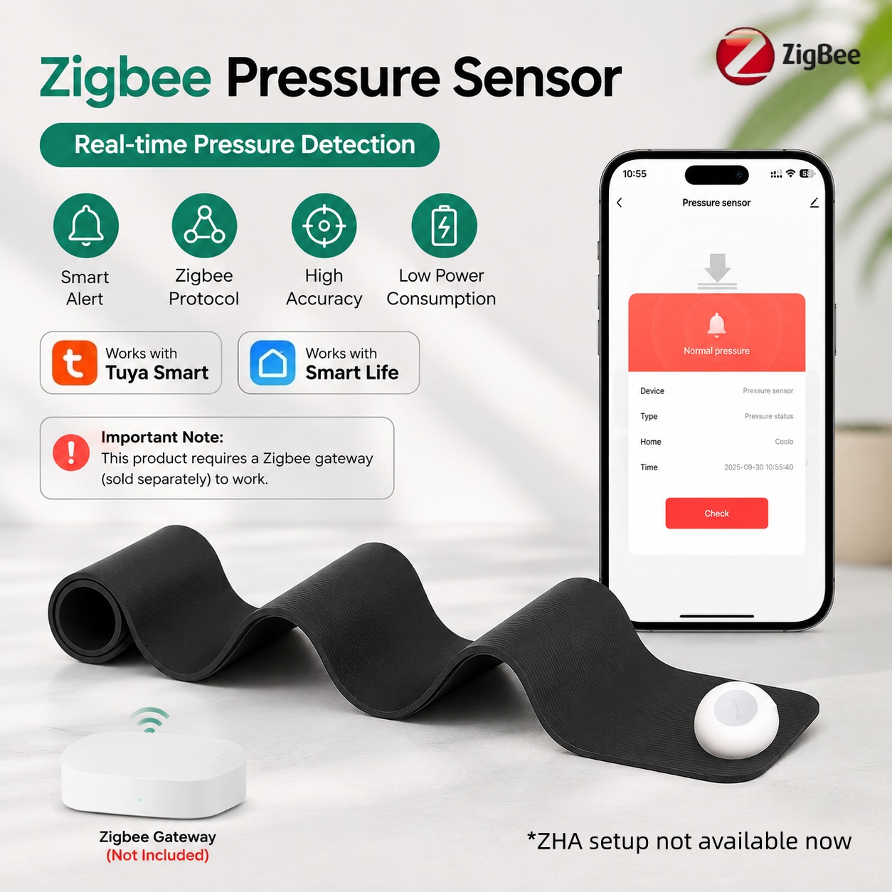 Smart Insole Pressure - Sensor de Pressão Zigbee com Detecção