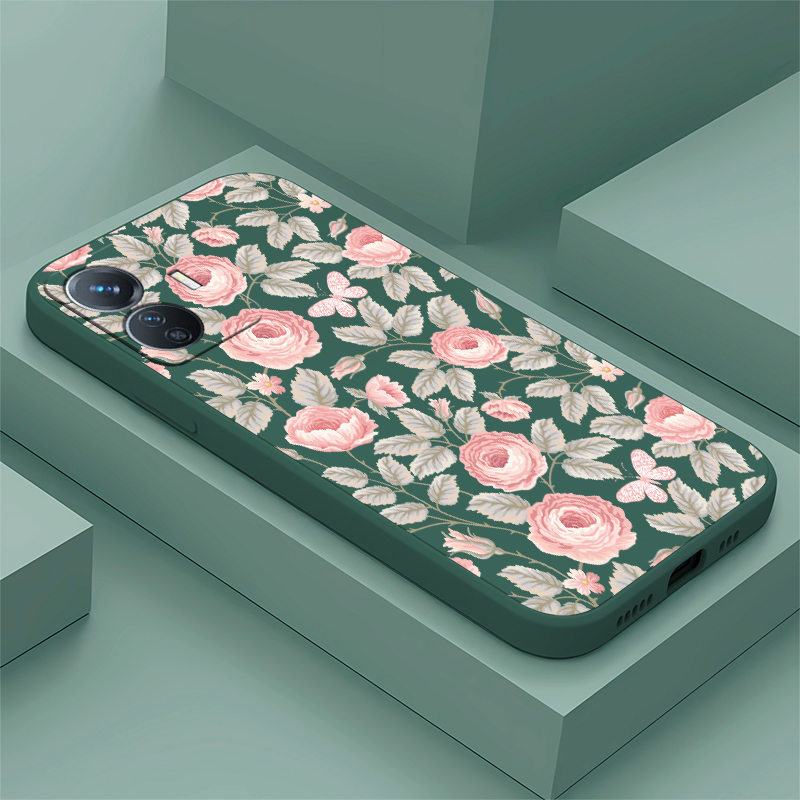Vivo Y28 - Pequenas flores impressão caso de telefone