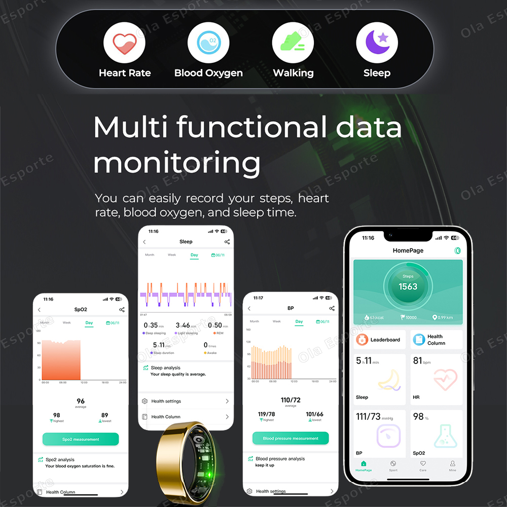 Novo Anel Inteligente R09 para - Temperature Ring Skin avaliação e preço