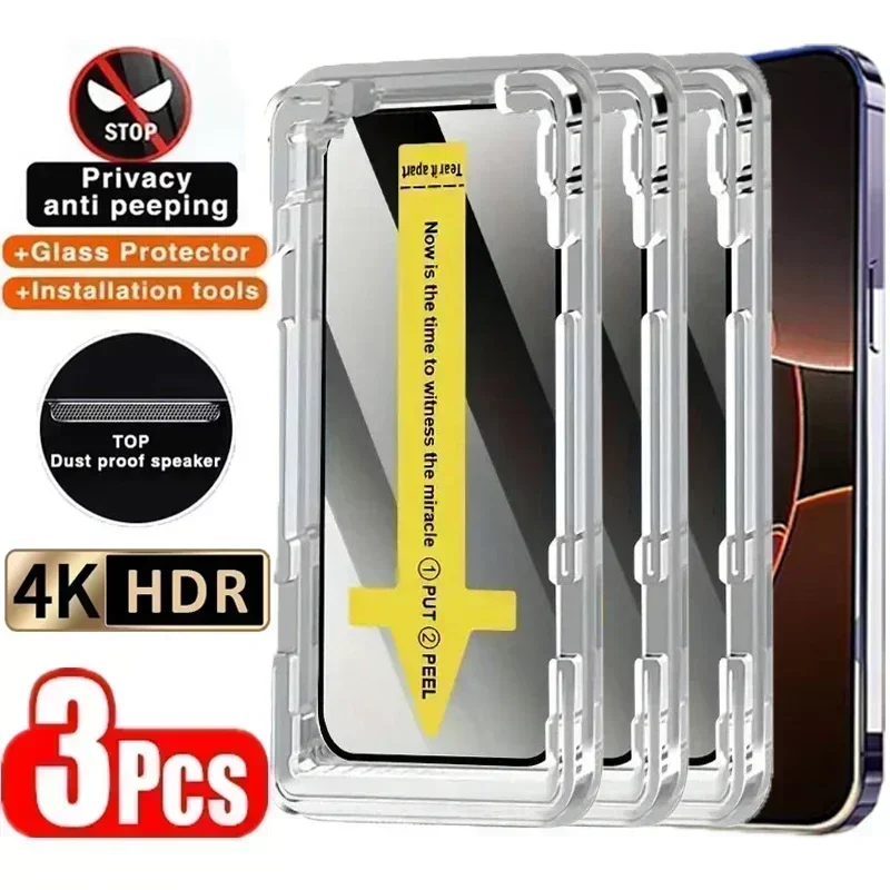 3PCS Protetor de Tela de Priva - Oppo A78 avaliação e preço
