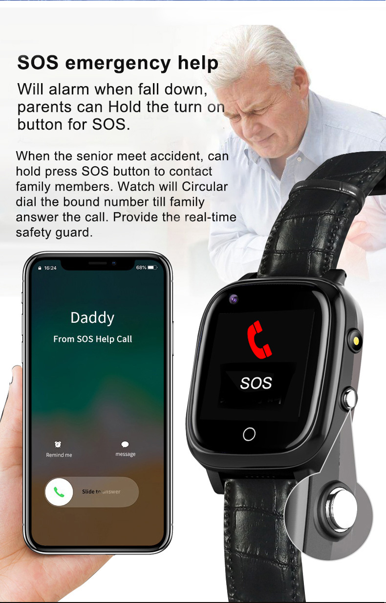 Relógio inteligente para idoso - Fall Detection Watch avaliação e preço